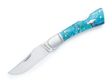 Finch Cotton Candy Folding Knife Resin Handle 14C28N Plain Edge