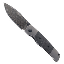 Kizer Coywolf Folding Knife Black/White Titanium/Carbon Fiber