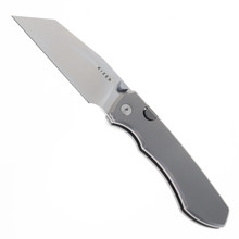 Kizer Wharning Folding Knife Ki3738A1 Titanium Handle Satin Elmax