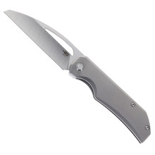 toshi63wave　maxim Bestech Mini Taipan Folding Knife Beadblast Titanium Handle M-Cut