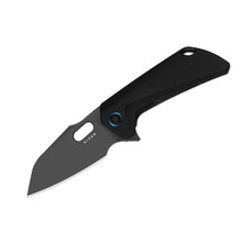Kizer Takahe Folding Knife Black Titanium Handle S35VN Sheepsfoot
