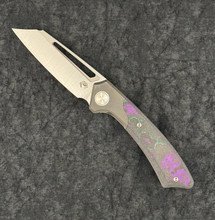 Gecko Customz Pictus XL V2 Folding Knife Blackwashed Titanium