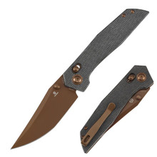 Tenable Deadite Folding Knife Black Micarta Handle 14C28N Clip