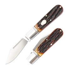 RoseCraft Blades Loosahatchie Jack Folding Knife Dapper Jigged
