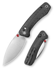 TRIVISA Koala Plus-CG Folding Knife Black Carbon Fiber/G10 Handle