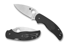 Spyderco Sage 5 Ligtweight Knife Black FRN Handle Plain S30V Blade