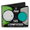 Invader Zim/Robot Close-Up I Am So Confused - Bi-fold Wallet