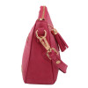 Montana West Genuine Leather Crossbody/Shoulder Bag - Hot Pink