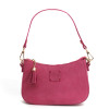 Montana West Genuine Leather Crossbody/Shoulder Bag - Hot Pink