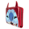 Disney Stitch Devil Cosplay Loungefly Zip Around Wallet