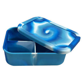 Blue Tie Dye -  Silicone Bento Lunch Box