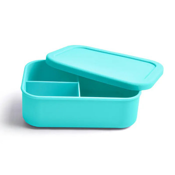 Teal Blue  -  Silicone Bento Lunch Box