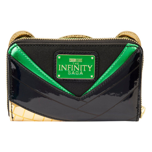 Loungefly Metallic Loki Zip Around Wallet