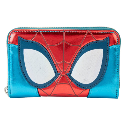 Loungefly Spiderman Shine Zip Around Wallet