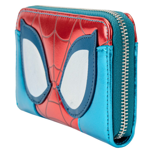 Loungefly Spiderman Shine Zip Around Wallet