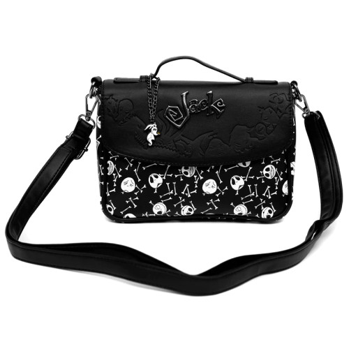 NBC - Jack Expressions & Scattered Bones Black/White - Crossbody Bag