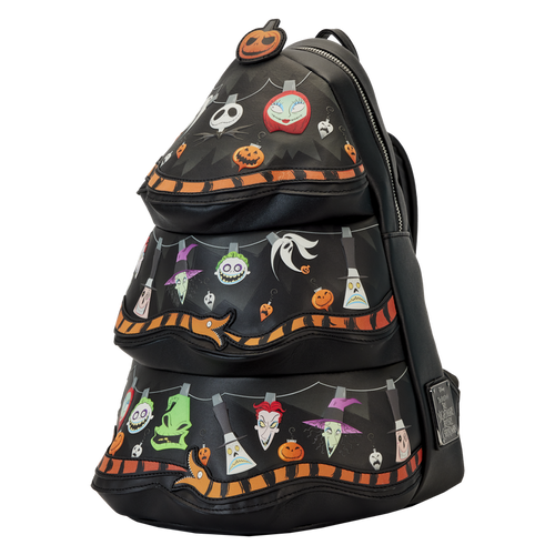 Nightmare Before Christmas Tree String Lights Glow Mini Backpack