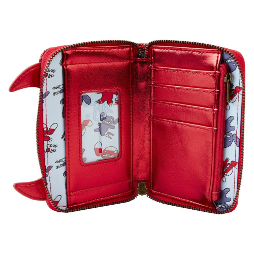 Disney Stitch Devil Cosplay Loungefly Zip Around Wallet