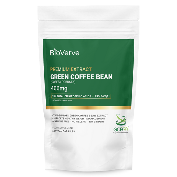 GCB70 Green Coffee Bean Extract Capsules 400mg Product Image