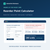 Industrial Netware Reorder Point Calculator showing inventory inputs and recommended order quantity