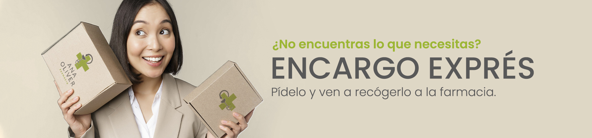 Encargo exprés en Farmacia Ana Oliver en Madrid