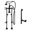 TTC398463 Faucet Plumbing Package (drain/overflow included) in Matt Black