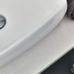 Fresca Lucera 24" Gray Wall Hung Vessel Sink Modern Bathroom Vanity w/ Medicine Cabinet