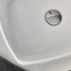 Fresca Lucera 36" White Wall Hung Vessel Sink Bathroom Vanity w/ Medicine Cabinet - Left Version 
