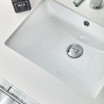 42" White Wall Hung Undermount Sink Modern Bathroom Vanity 04