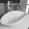 TC24OVS-ES Resin Stone Bathroom Vessel Sink 