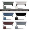 Customize your Cast Iron Clawfoot Tub with ANY color of your choice