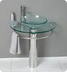 30 inch Fresca Modern Glass Bathroom Vanity (FVN1060) - Attrazione