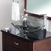 TIS-317C 20 inch Fluted Glass Vessel Bathroom Sink 07