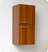 Fresca Teak Bathroom Linen Side Cabinet w/ 2 Storage Areas (FST8091TK) 2