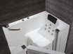 50"  Walk-In Whirlpool Bath Tub with Left Drain and Side Panel in White 03