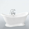 Double Slipper Pedestal Tub - DSA69P-882 02