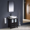 24 inch Espresso Modern Bathroom Vanity w/ Vessel Sink - FVN6224ES-VSL 02