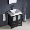 24 inch Espresso Modern Bathroom Vanity w/ Vessel Sink - FVN6224ES-VSL 03