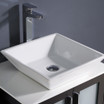 24 inch Espresso Modern Bathroom Vanity w/ Vessel Sink - FVN6224ES-VSL 04