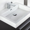 23.38 inches Black Modern Bathroom Vanity w/ Medicine Cabinet (FVN8024BW) 04