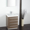 23.38 inch Gray Oak Modern Vanity & Medicine Cabinet - FVN8024GO 02