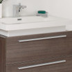 31 3/8 inch Oak Single Sink Wallmount Vanity w/ Medicine Cabinet - FVN8080GO 05