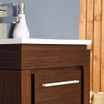 Basin Sink Wenge Brown Vanity & Mirror - FVN8118WG 05