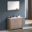 Gray Oak Modern Bathroom Vanity w/ Mirror & Faucet - FVN8140GO 04