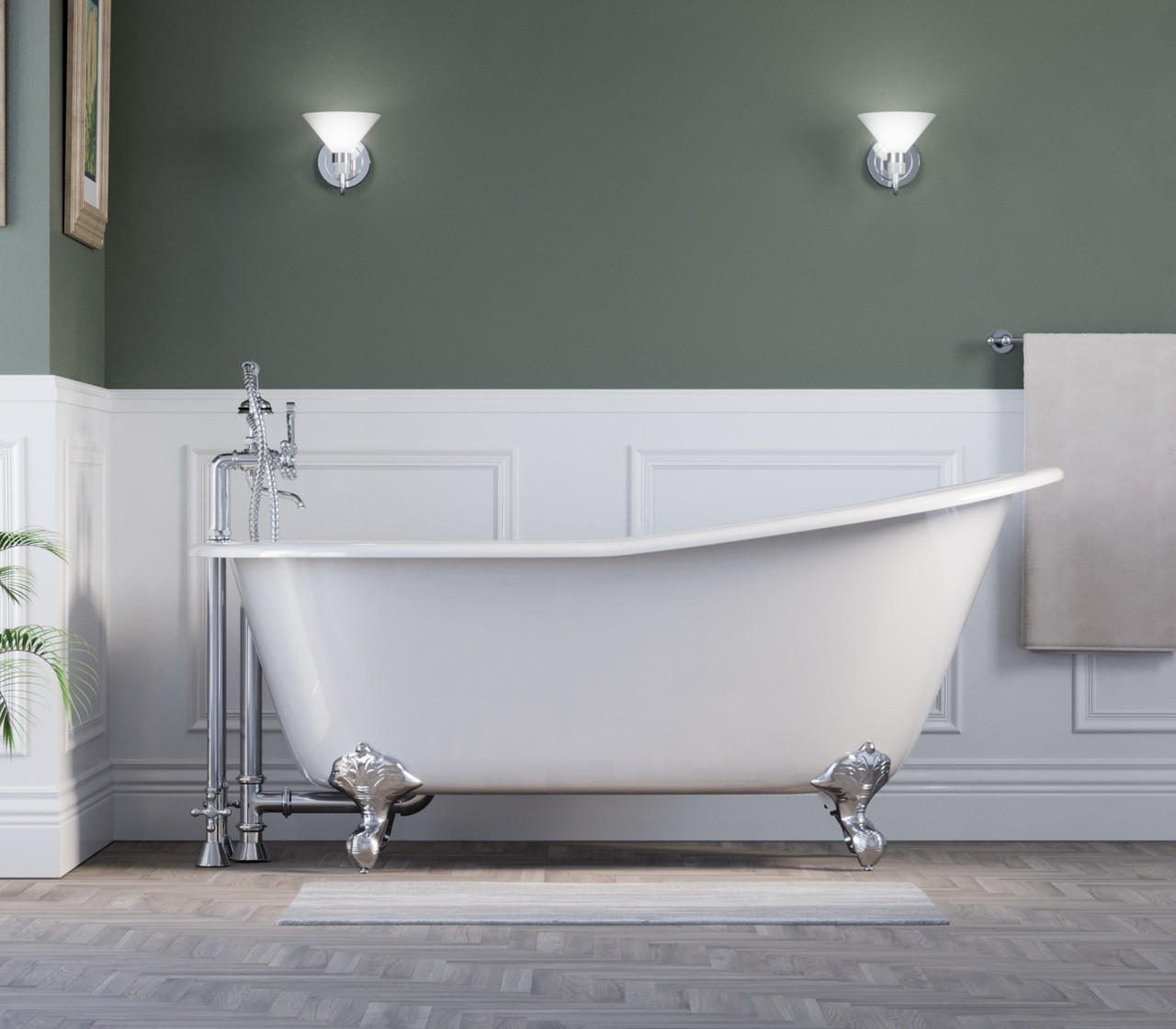 Cast Iron Slipper Tubs