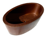 64 inch DAKOTA Oval Copper Bath Tub - NBT-DAK 01