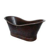 72 inch Novatto ADAMO Freestanding Copper Bath Tub NBT-ADA-72 01