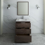 30" Floor Standing Modern Bathroom Vanity w/ Mirror 03