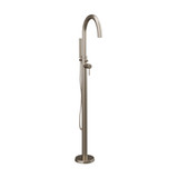 Modern Freestanding Tub Filler Faucet TTC150 in Brushed Nickel