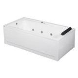 5.9 ft. Whirlpool Bath Tub in White with Right Drain 01